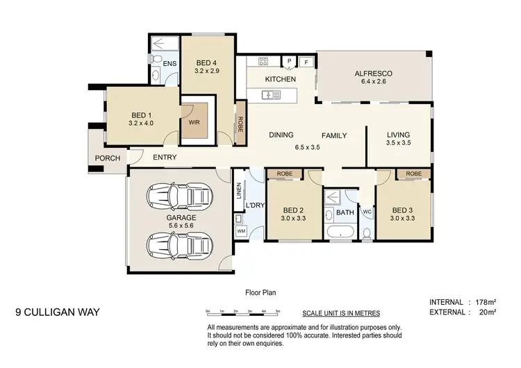 Floorplan of Homely house listing, 9 Culligan Way, Flagstone QLD 4280