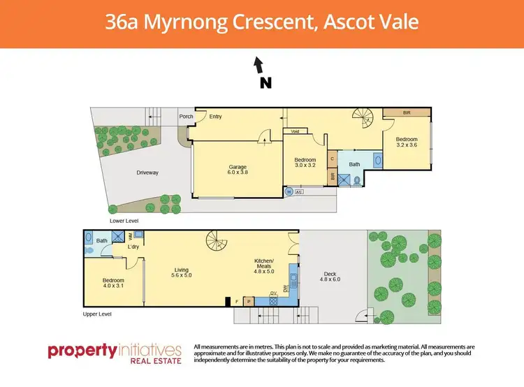 Floorplan of Homely house listing, 36a Myrnong Crescent, Ascot Vale VIC 3032
