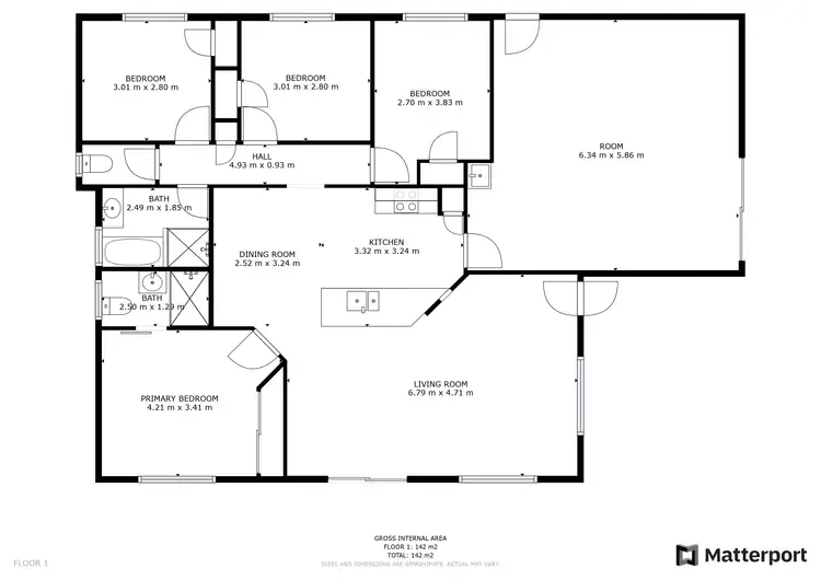Floorplan of Homely house listing, 5 Justin Place, Crestmead QLD 4132