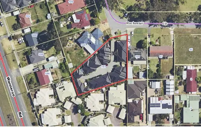 Floorplan of Homely villa listing, 2/103 Rochester Circle, Balga WA 6061