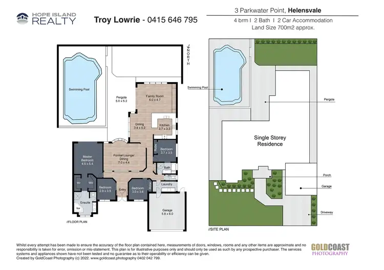 Floorplan of Homely house listing, 3 Parkwater Point, Helensvale QLD 4212