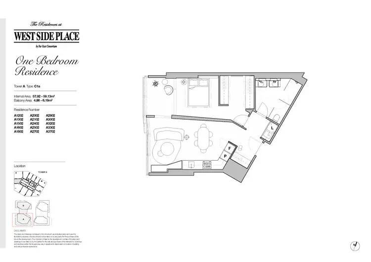 Floorplan of Homely apartment listing, 2802A/260 Spencer Street, Melbourne VIC 3000