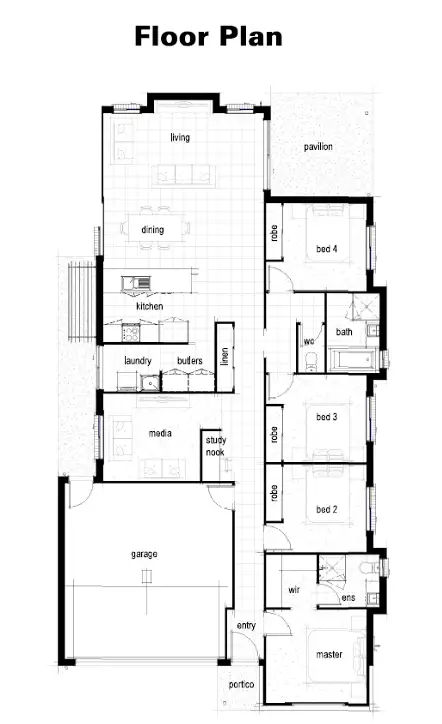 Floorplan of Homely house listing, 6 Fantail Street, Winter Valley VIC 3358