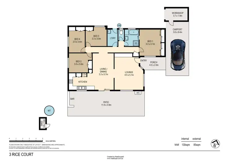 Floorplan of Homely house listing, 3 Rice Court, Boronia Heights QLD 4124