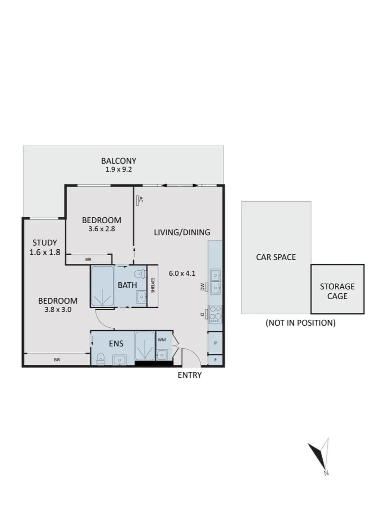 Floorplan of Homely apartment listing, 103/1a Peel Street, Windsor VIC 3181