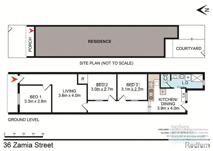 Floorplan of Homely house listing, 36 Zamia Street, Redfern NSW 2016