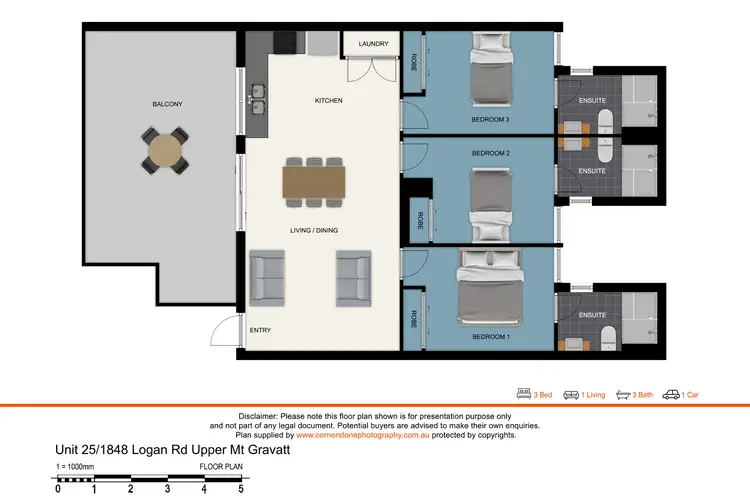 Floorplan of Homely unit listing, 25/1848 Logan Road, Upper Mount Gravatt QLD 4122
