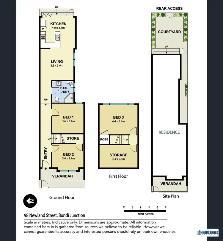 Floorplan of Homely house listing, 98 Newland Street, Bondi Junction NSW 2022