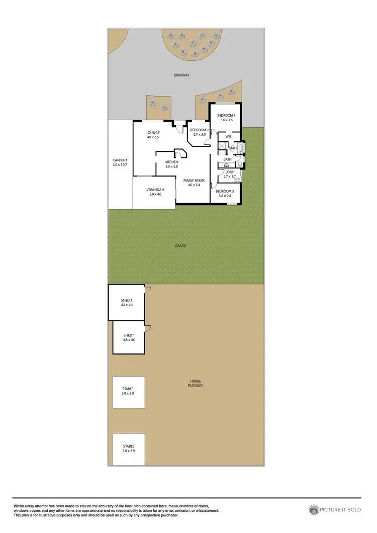 Floorplan of Homely house listing, 18 Alabar Crescent, Globe Derby Park SA 5110