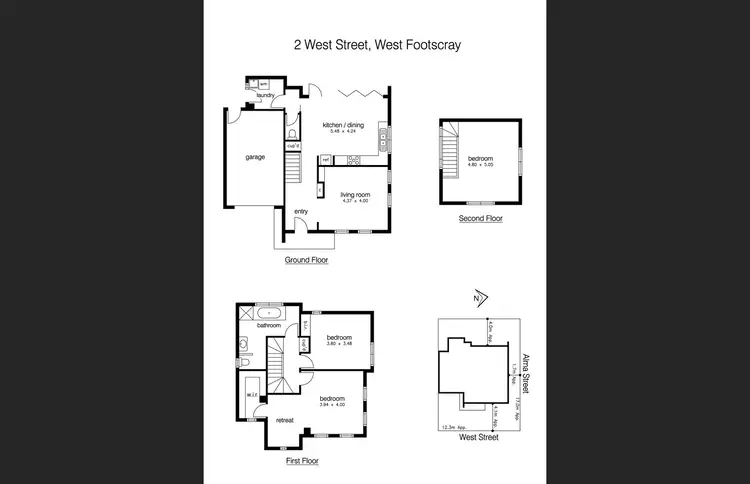 Floorplan of Homely house listing, 2 West Street, West Footscray VIC 3012