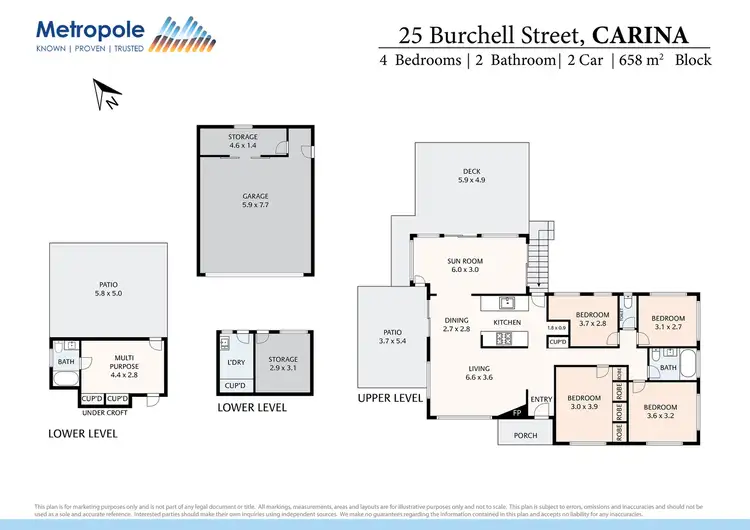 Floorplan of Homely house listing, 25 Burchell Street, Carina QLD 4152