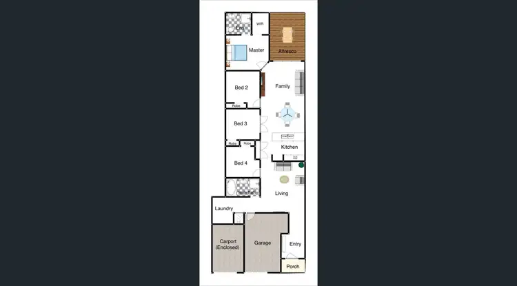 Floorplan of Homely house listing, 15 Wassell Street, Wynnum QLD 4178