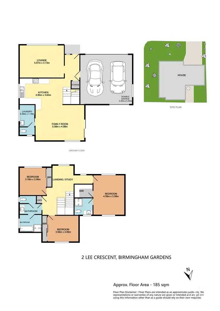 Floorplan of Homely house listing, 2 Lee Crescent, Birmingham Gardens NSW 2287