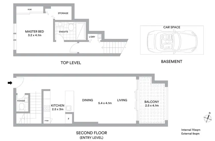 Floorplan of Homely unit listing, 208/2 Palm Avenue, Breakfast Point NSW 2137
