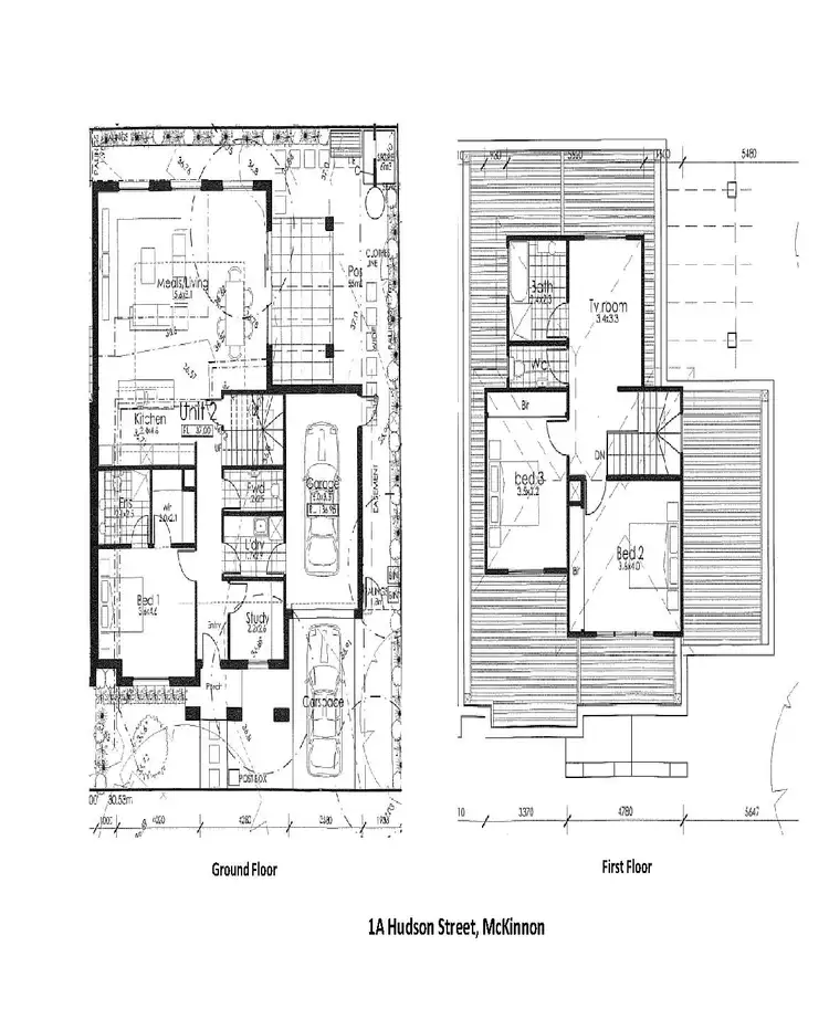 Floorplan of Homely house listing, 1A Hudson Street, Mckinnon VIC 3204