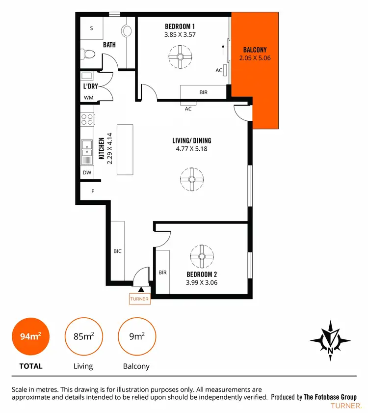 Floorplan of Homely apartment listing, 5/47 East Parkway, Lightsview SA 5085