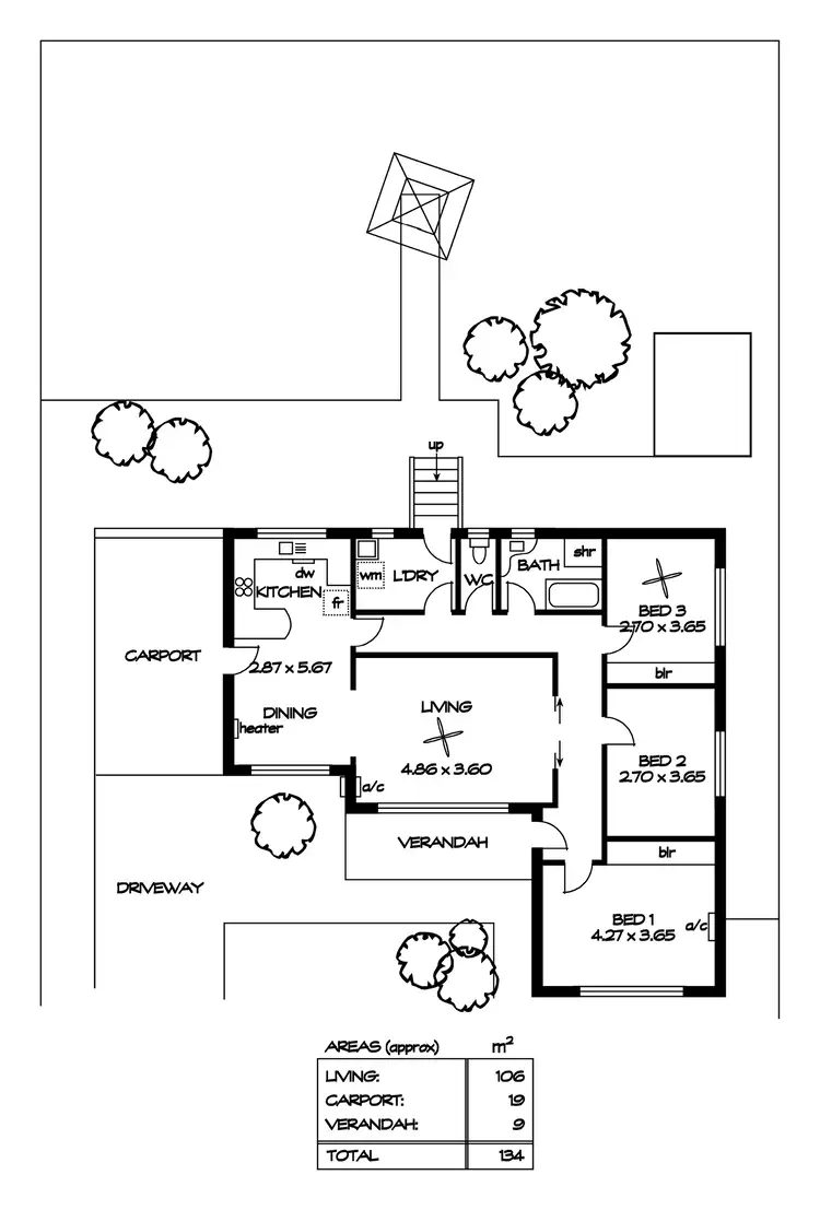 Floorplan of Homely house listing, 8 David Terrace, Morphett Vale SA 5162
