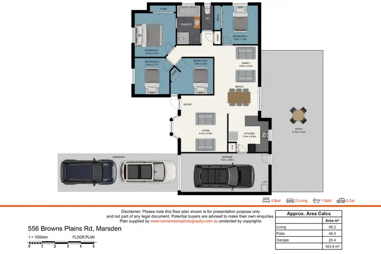 Floorplan of Homely house listing, 556 Browns Plains Road, Marsden QLD 4132