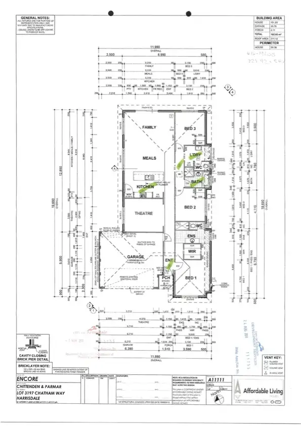 Floorplan of Homely house listing, 24 Chatham Way, Harrisdale WA 6112