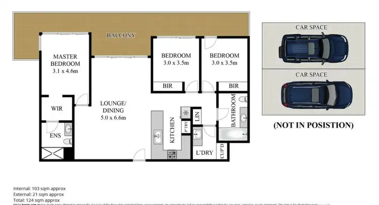Floorplan of Homely apartment listing, 1213/65 Varsity Parade, Varsity Lakes QLD 4227