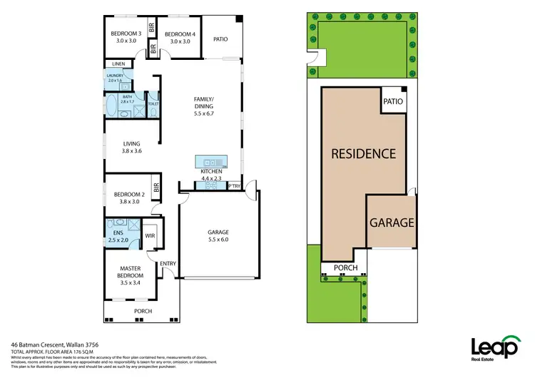 Floorplan of Homely house listing, 46 Batman Crescent, Wallan VIC 3756