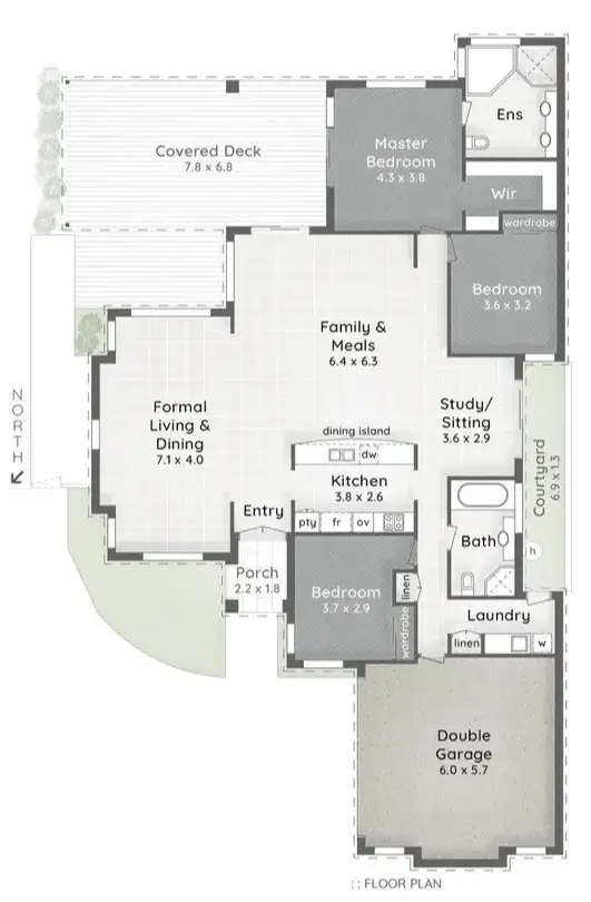 Floorplan of Homely house listing, 3300 Palladian Drive, Hope Island QLD 4212