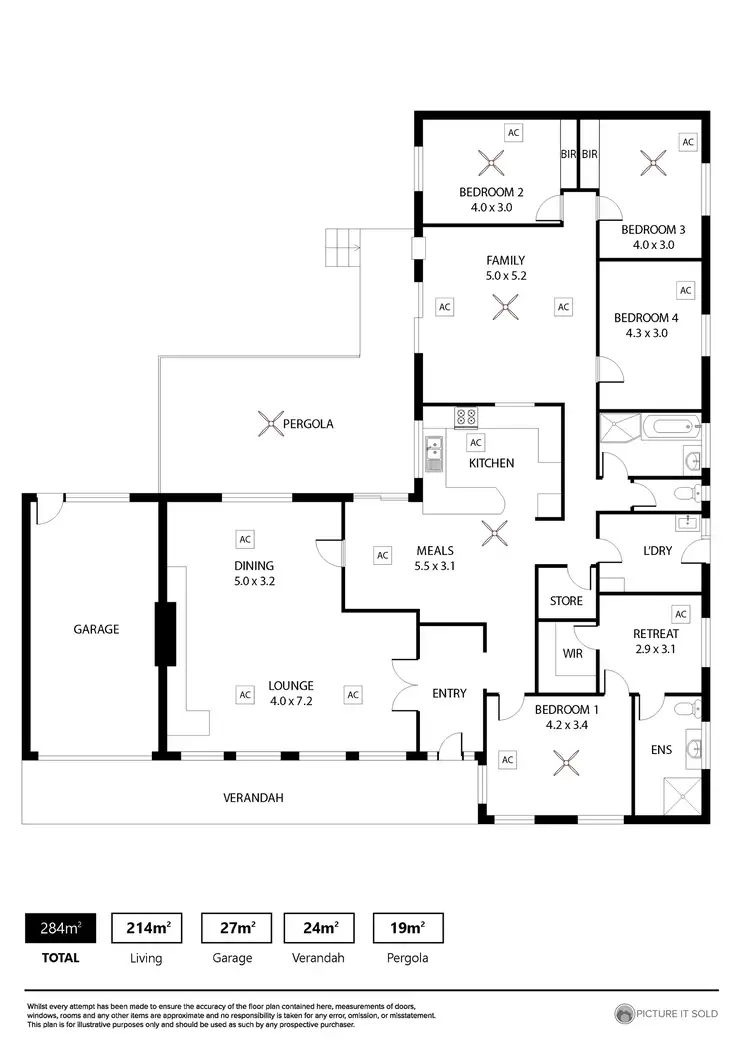 Floorplan of Homely house listing, 8 Mopoke Street, Modbury Heights SA 5092