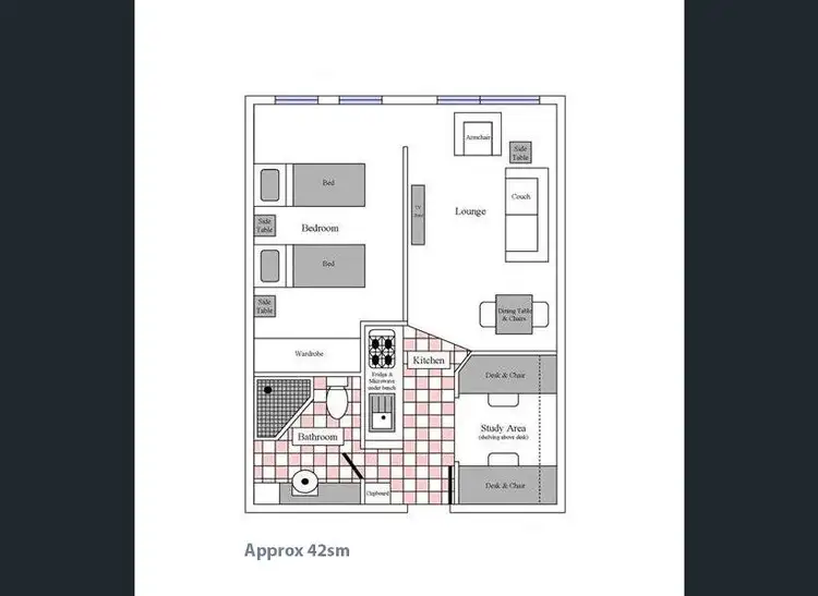 Floorplan of Homely apartment listing, 1507/570 Lygon street, Carlton VIC 3053