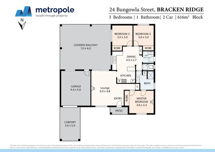 Floorplan of Homely house listing, 24 Bungowla Street, Bracken Ridge QLD 4017