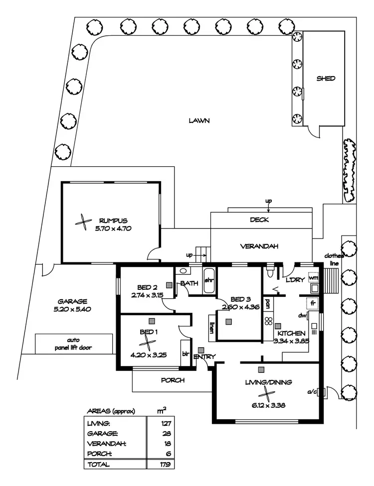 Floorplan of Homely house listing, 6 Indora Avenue, Ingle Farm SA 5098