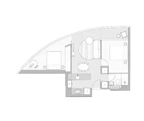 Floorplan of Homely apartment listing, 4619/228 La Trobe Street, Melbourne VIC 3000