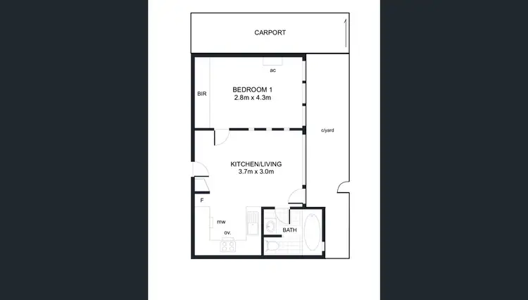 Floorplan of Homely unit listing, 8/144 Ward Street, North Adelaide SA 5006