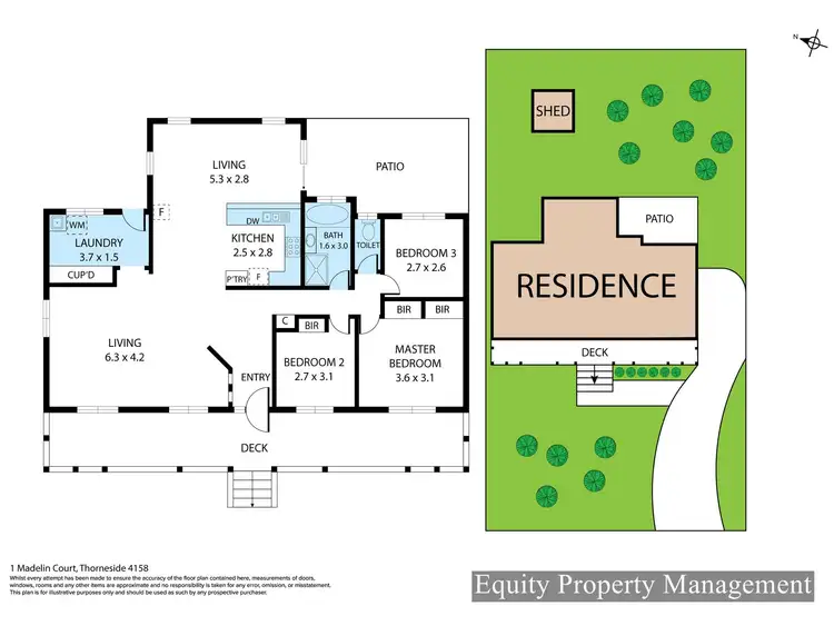 Floorplan of Homely house listing, 1 Madelin Court, Thorneside QLD 4158