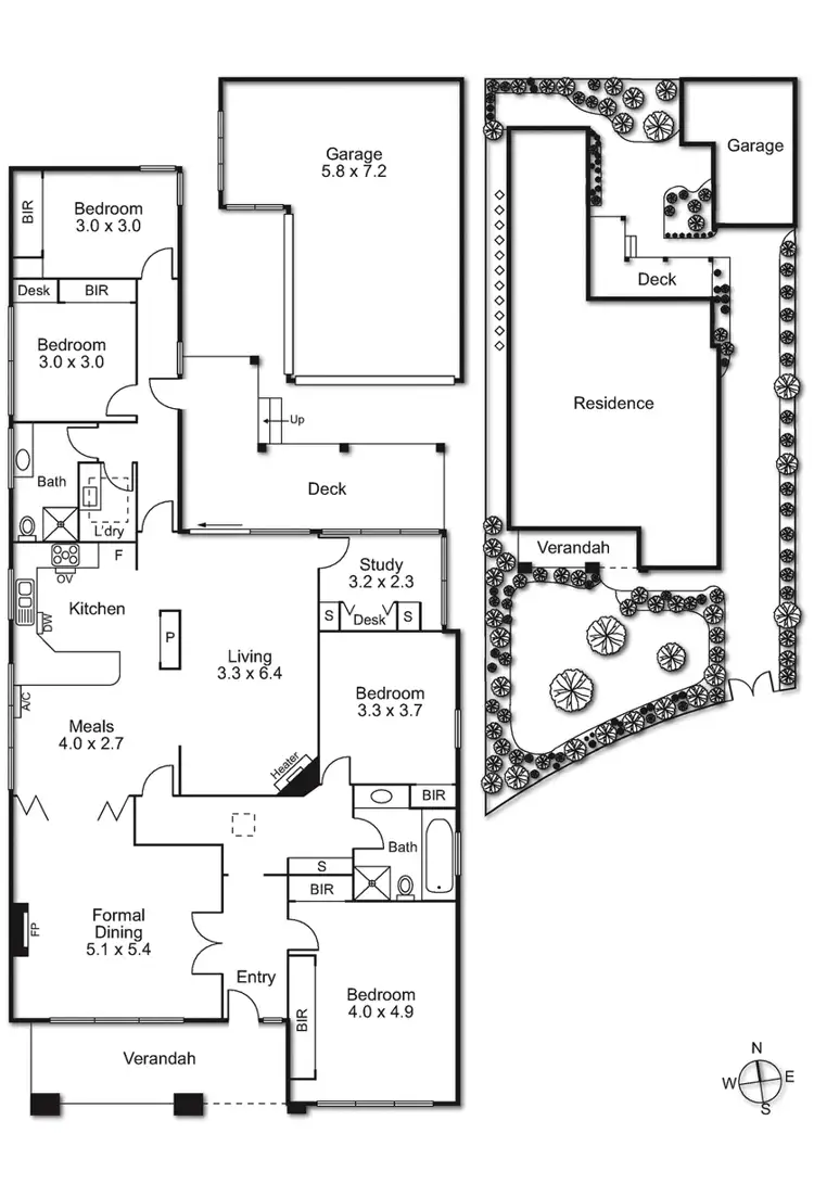 Floorplan of Homely house listing, 50 Outer Crescent, Brighton VIC 3186