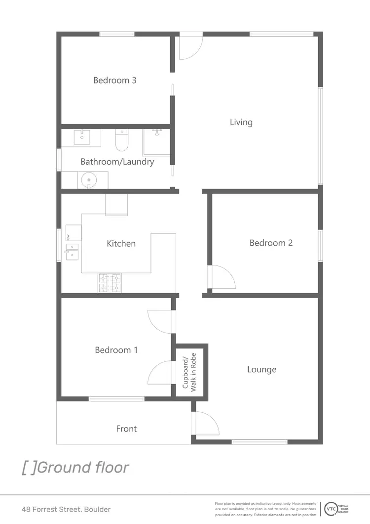 Floorplan of Homely house listing, 48 Forrest Street, Boulder WA 6432