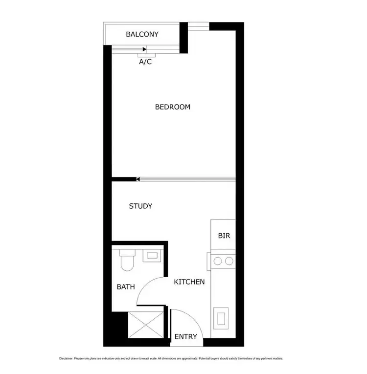 Floorplan of Homely apartment listing, 809/131 Pelham Street, Carlton VIC 3053