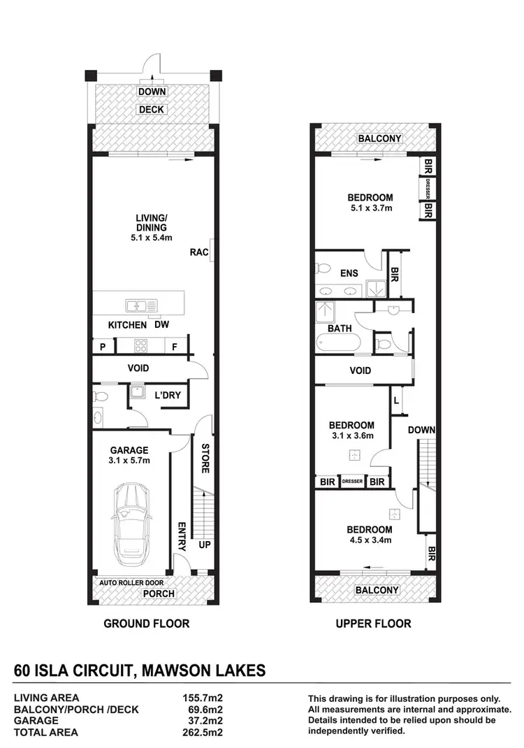 Floorplan of Homely house listing, 60 Isla Circuit, Mawson Lakes SA 5095