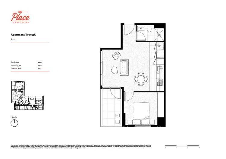 Floorplan of Homely apartment listing, G10/12 Albert Street, Hawthorn East VIC 3123