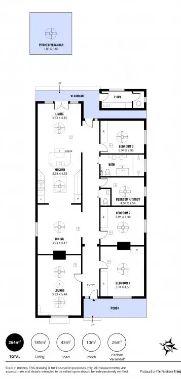 Floorplan of Homely house listing, 32 Parr Street, Largs Bay SA 5016