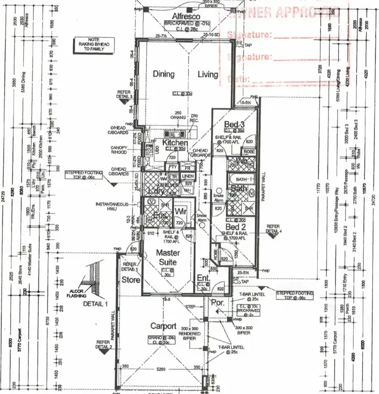 Floorplan of Homely house listing, 3B Cranley Link, Ashby WA 6065