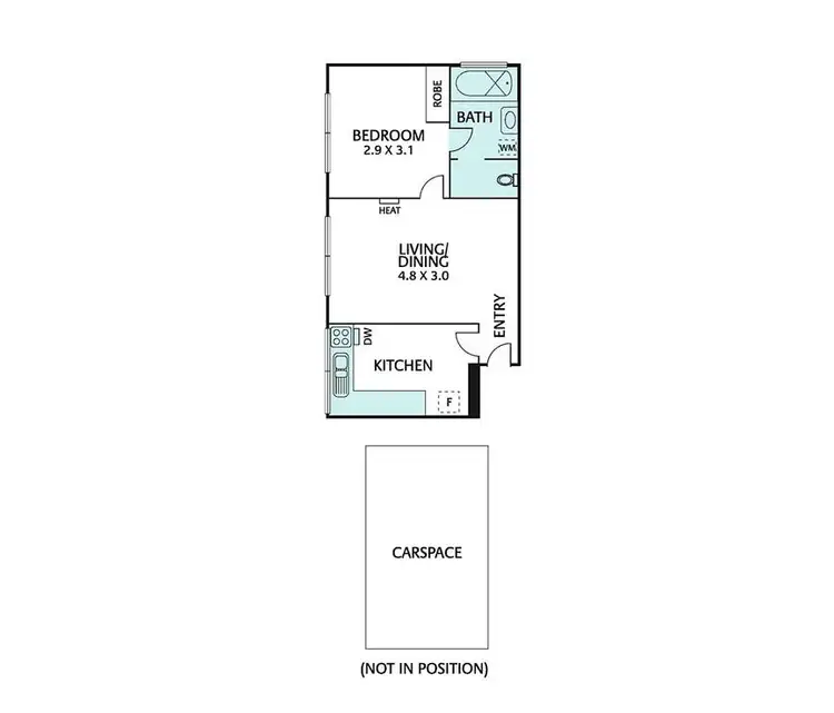 Floorplan of Homely apartment listing, 11/49 Brougham Street, North Melbourne VIC 3051