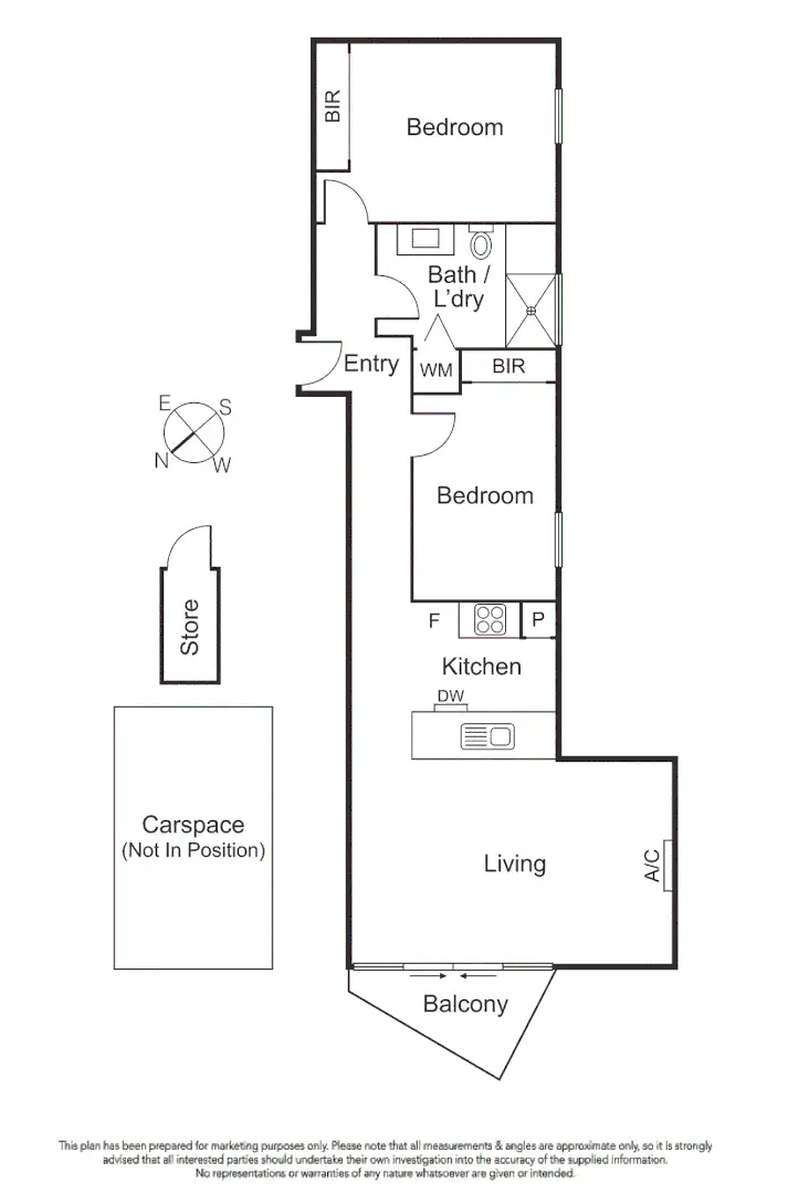 Floorplan of Homely apartment listing, 1309/283 City Road, Southbank VIC 3006