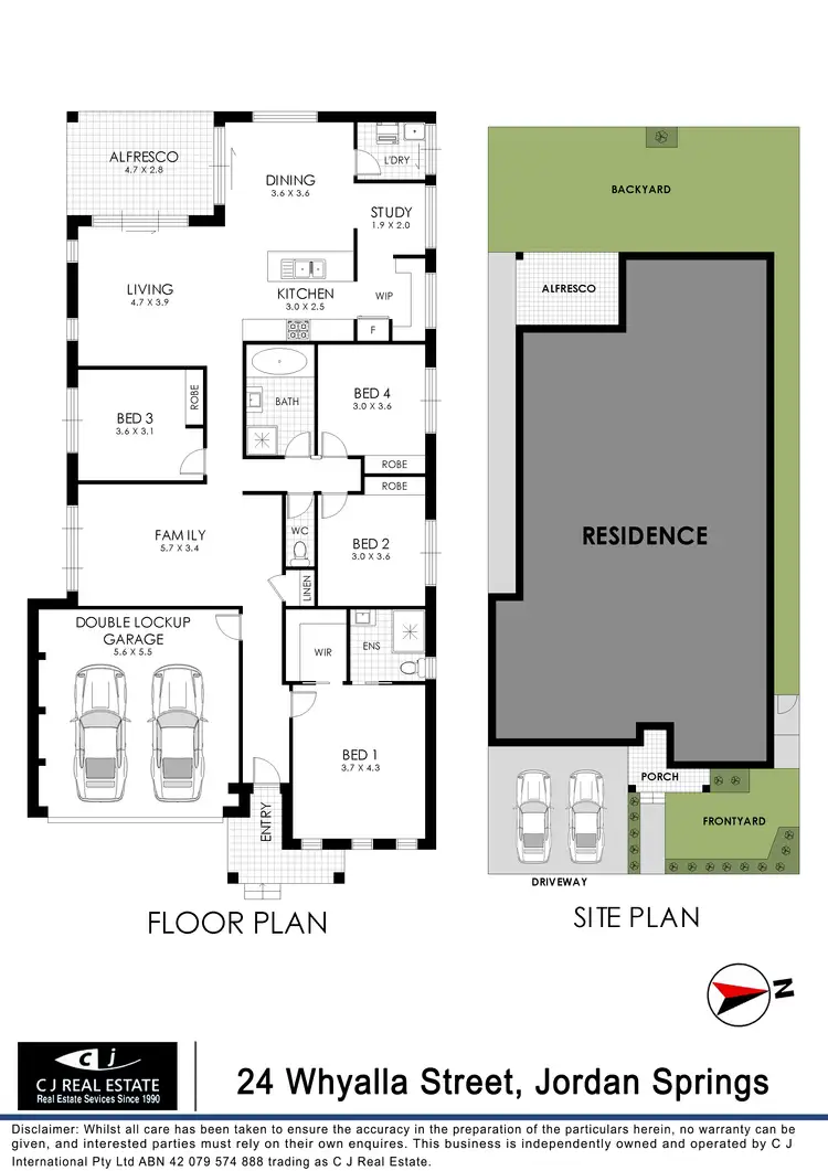 Floorplan of Homely house listing, 24 Whyalla Street, Jordan Springs NSW 2747