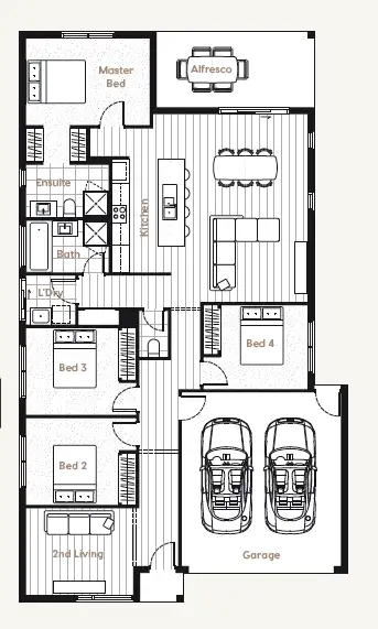 Floorplan of Homely house listing, 13 Mervyn Way, Mambourin VIC 3024