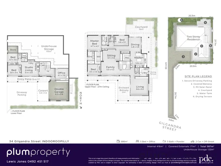 Floorplan of Homely house listing, 34 Gilgandra Street, Indooroopilly QLD 4068