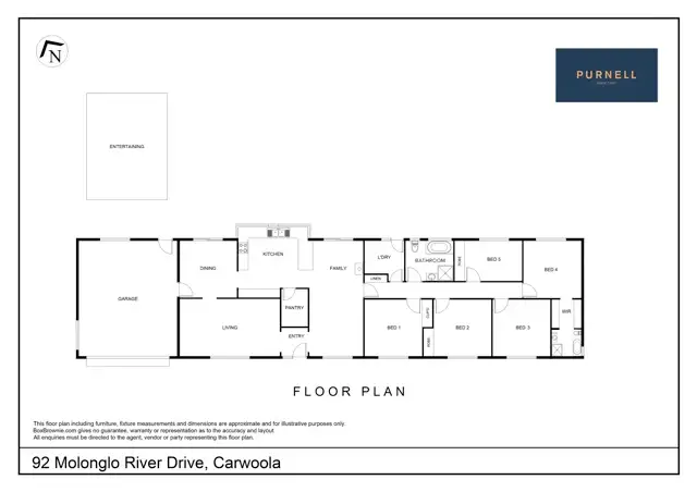 Floorplan of Homely house listing, 92 Molonglo River Drive, Carwoola NSW 2620