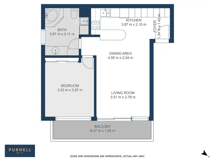 Floorplan of Homely apartment listing, 23/16 Eyre Street, Griffith ACT 2603