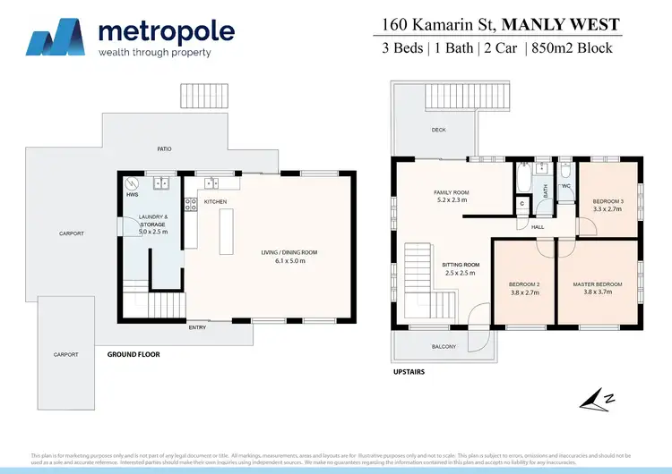 Floorplan of Homely house listing, 160 Kamarin Street, Manly West QLD 4179