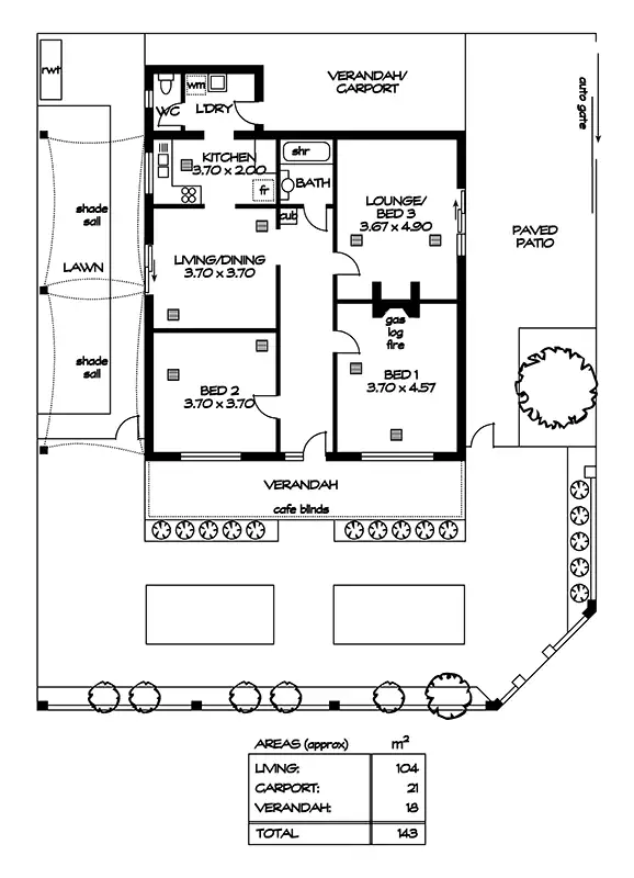 Floorplan of Homely house listing, 167 Churchill Road, Prospect SA 5082
