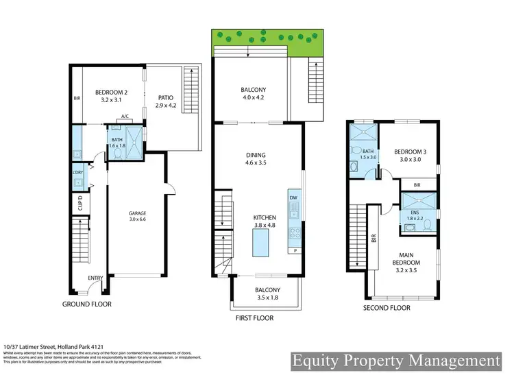 Floorplan of Homely townhouse listing, 10/37 Latimer Street, Holland Park QLD 4121